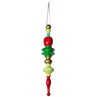 Merry & Bright Hanging Finial, Turquoise