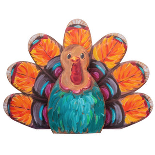 Artful Turkey Centerpiece
