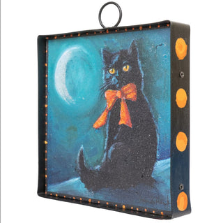 Hamilton Black Cat & Bow Mini Gallery Art