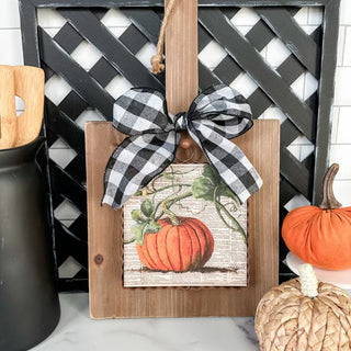 Words Pumpkin Mini Gallery Art