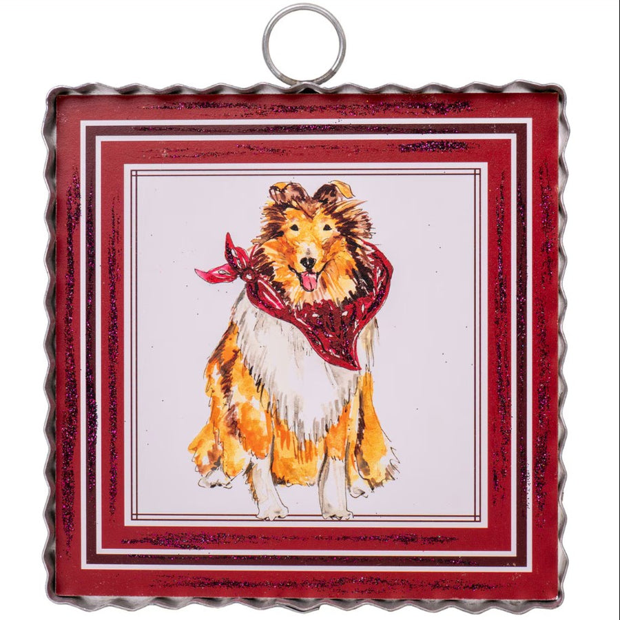 Beck’s Collie Dog Mini Gallery Art
