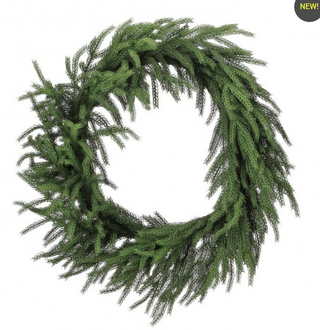 Real Touch Forest Norfolk Pine Wreath, 36"