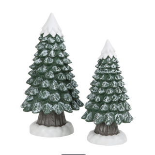 Highland Trees Set of 2, Dept. 56
