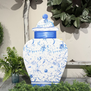 Blue Chinoiserie Ginger Jar