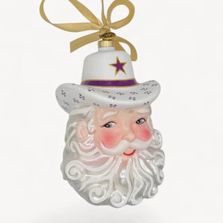 Purple Cowboy Santa