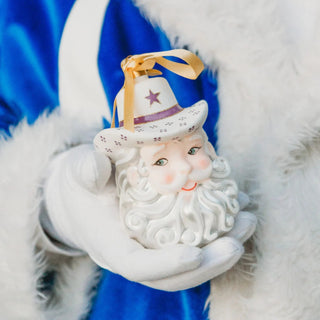 Purple Cowboy Santa
