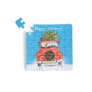 Holiday Greeting 24 Piece Puzzle and Ornament