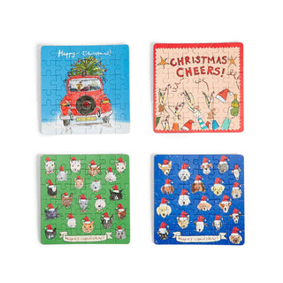 Holiday Greeting 24 Piece Puzzle and Ornament