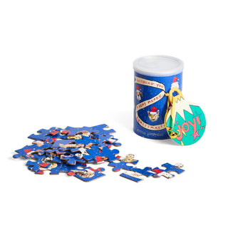 Holiday Greeting 24 Piece Puzzle and Ornament