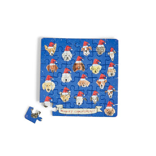 Holiday Greeting 24 Piece Puzzle and Ornament
