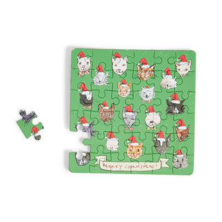 Holiday Greeting 24 Piece Puzzle and Ornament