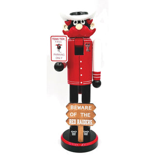 Beware of Red Raiders Nutcracker