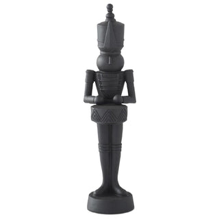 Matte Black Nutcracker Soldier