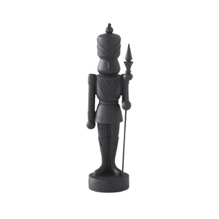 Matte Black Nutcracker Soldier