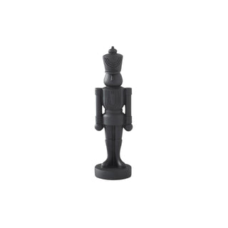 Matte Black Nutcracker Soldier