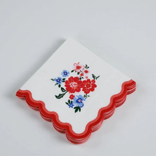 Summer Floral Cocktail Napkins