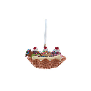 Waffle Sundae Ornament