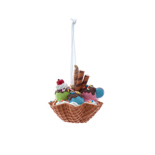 Waffle Sundae Ornament