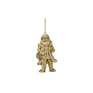Delarobia Santa Ornament