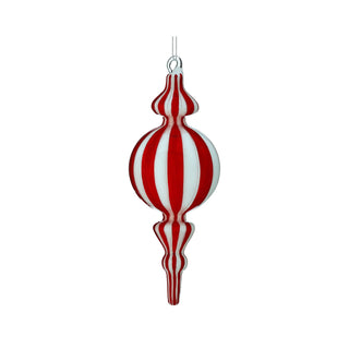 Peppermint Stripe Finial Ornaments