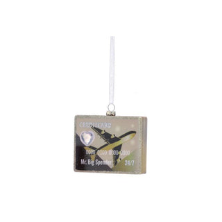 Glass Credit Card Ornament