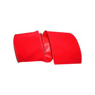 Signature Red Velvet Ribbon, 6” X 25YD