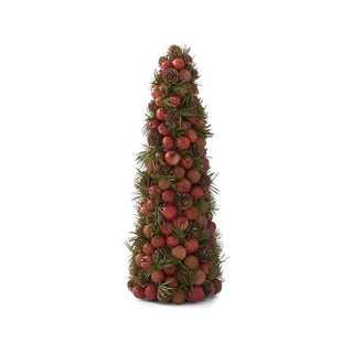 Orange Pods Pinecones & Pine Cone Trees, Set of 3