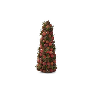 Orange Pods Pinecones & Pine Cone Trees, Set of 3