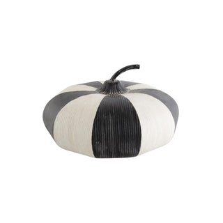 Black & White Metal Stackable Pumpkins