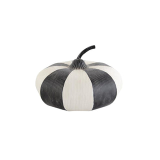 Black & White Metal Stackable Pumpkins