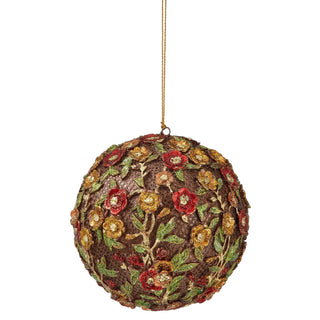 Floral Blossom Ball Ornament