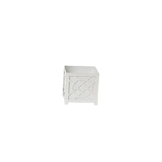 Laser Fretwork Square Metal Planter