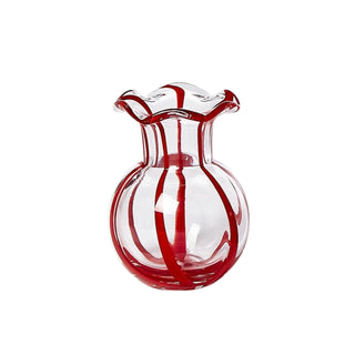 Ruffled Ribbon Vase Asst 3 Colors