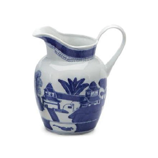 Blue and White Canton Pitcher