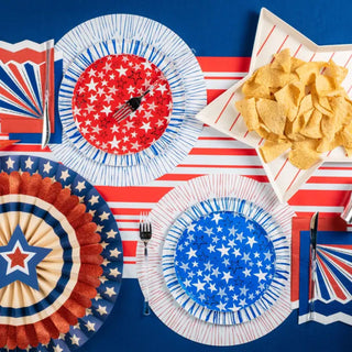 Americana Chic Beverage Napkins