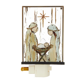 Natural Holy Family Night Light