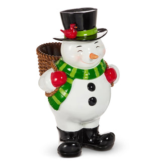 Snowman with Basket