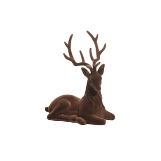 Brown Flocked Deer