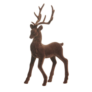 Brown Flocked Deer