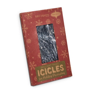 Boxed Silver Tinsel Strands