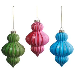 Pleated Finial Ornament