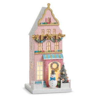 Pink Lighted Paper House