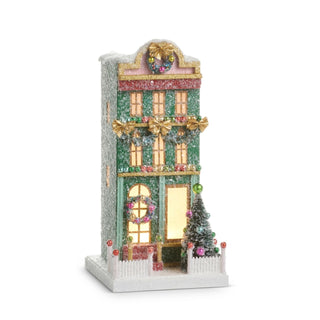 Green Lighted Paper House