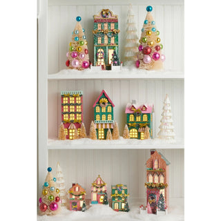 Multicolored Lighted Paper House