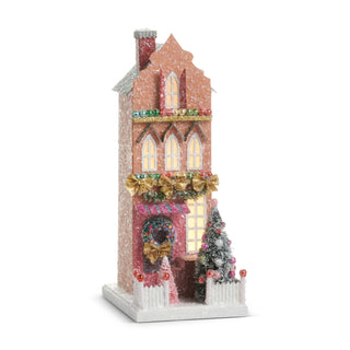 Multicolored Lighted Paper House