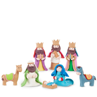 Multicolor Gingerbread Nativity