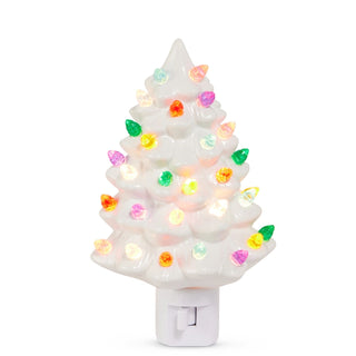 Boxed Vintage White Tree Night Light