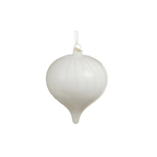 White Stripe Ornament