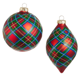 Traditional Plaid Ornament