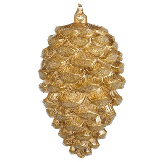 Gold Pinecone Ornament